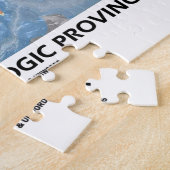 世界地質地方(世界地図と地質学) ジグソーパズル (側面)