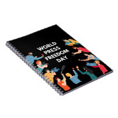 世界報道の自由の日 ノートブック (右側)