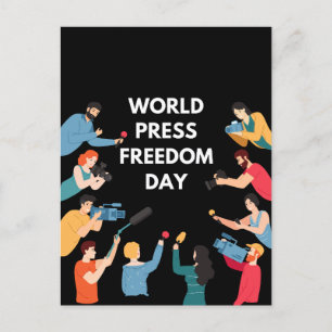 世界報道の自由の日 ポストカード