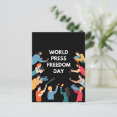 世界報道の自由の日 ポストカード (スタンド正面)