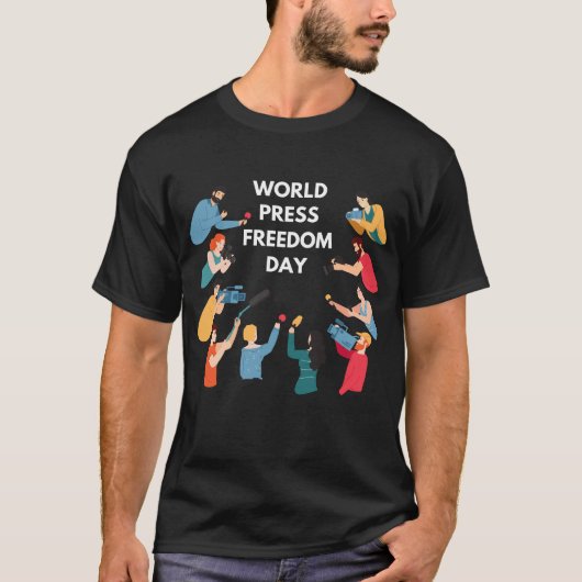 世界報道の自由の日 Tシャツ (正面)