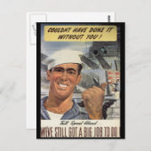 世界大戦の大活躍2 ポストカード (正面/裏面)