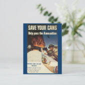 世界大戦はがき、戦争労働 ポストカード (スタンド正面)