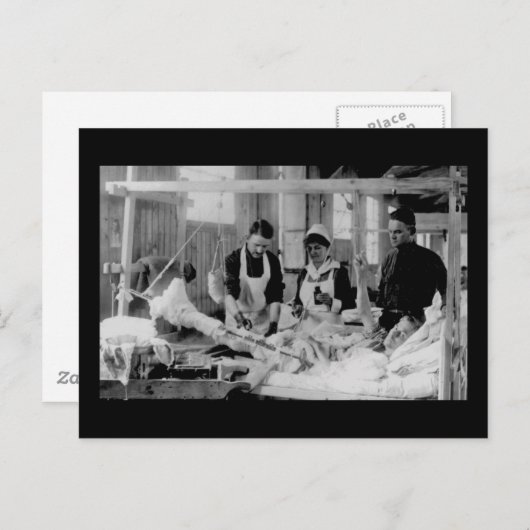 世界大戦ワンナース野戦病院 ポストカード (正面/裏面)