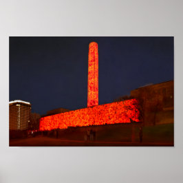 世界大戦ワン博物館とポピー記念展示会 ポスター