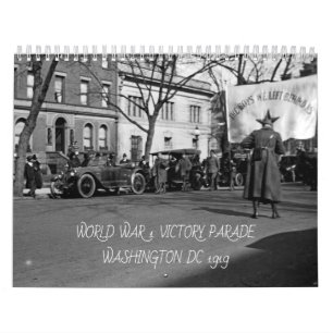 世界大戦1の勝利パレードおよびWASHINGTON D.C. 1919年 カレンダー