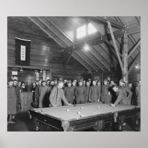 世界大戦1 YMCAプールホール1910年代 ポスター