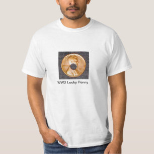 世界大戦2の幸運なペニーのTシャツ Tシャツ
