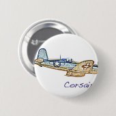 世界大戦2の航空機Convair 缶バッジ (正面&裏面)