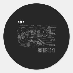 世界大戦2 F6fヘルキャット戦闘機の設計図 ラウンドシール