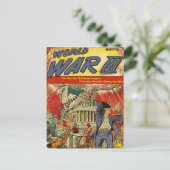 世界大戦3ヴィンテージ漫画書 ポストカード (スタンド正面)