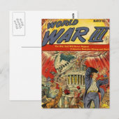 世界大戦3ヴィンテージ漫画書 ポストカード (正面/裏面)