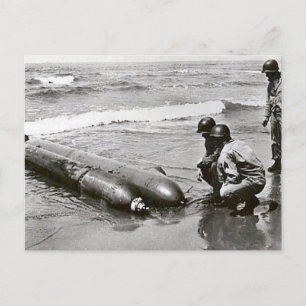 世界大戦ITorpedos on theビーチ、Anzio ポストカード