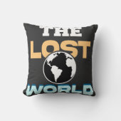 世界失ったのTシャツ – 恐竜の冒険&エクスペル クッション (正面)