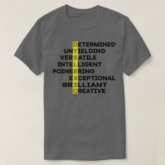 世界失読症認識度デイ失読症サポート1 Tシャツ (デザイン正面)