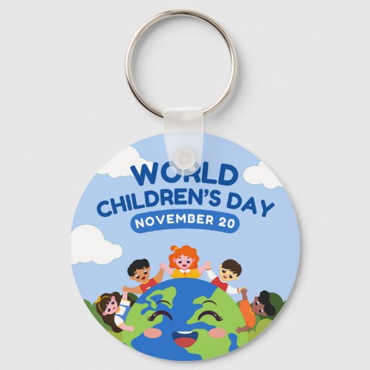 世界子供の日 | 11月20日 キーホルダー (正面)