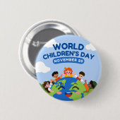 世界子供の日 | 11月20日 缶バッジ (正面&裏面)