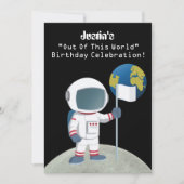 世界宇宙飛行士の誕生日パーティーから 招待状 (正面)