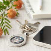 世界宇宙飛行士デザイン キーホルダー (側面)