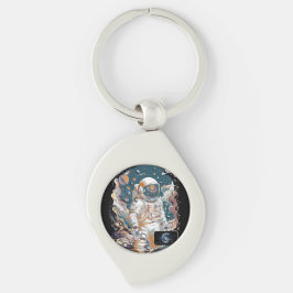 世界宇宙飛行士デザイン キーホルダー