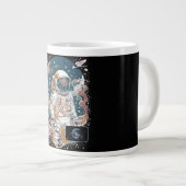 世界宇宙飛行士デザイン ジャンボコーヒーマグカップ (正面右)