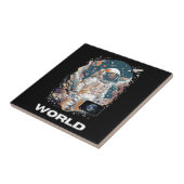 世界宇宙飛行士デザイン タイル (側面)