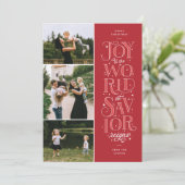 世界宗教クリスマスカードへの喜び シーズンカード (スタンド正面)