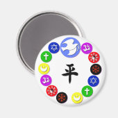 世界宗教記号 マグネット (正面/裏面)