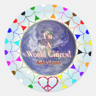 世界市民ステッカー ラウンドシール