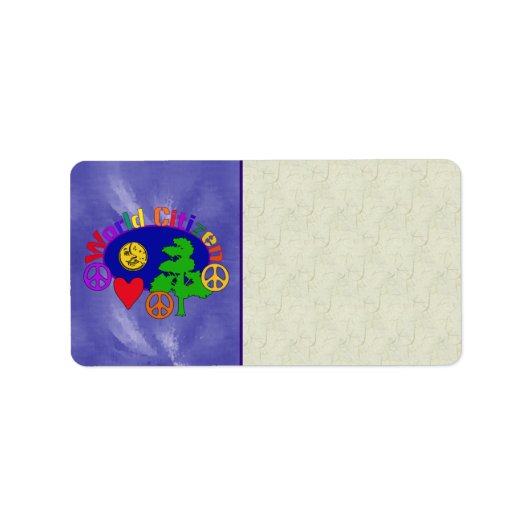 世界市民 ラベル (正面)