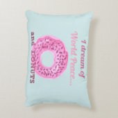 世界平和とドーナツ アクセントクッション (裏面(縦))