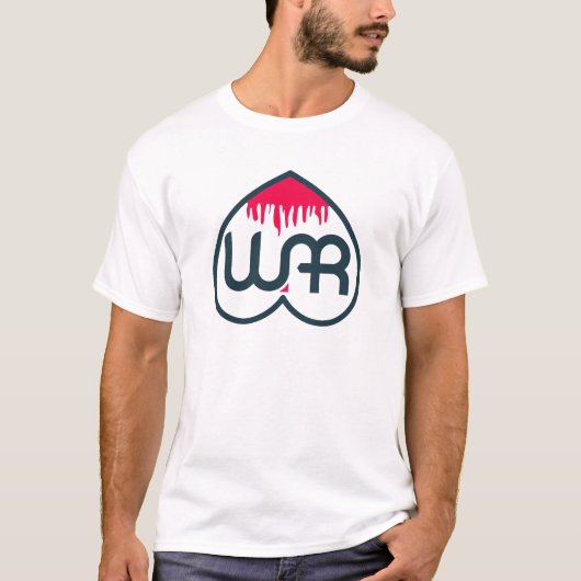 世界平和と人生を愛する Tシャツ (正面)