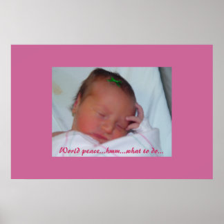 世界平和について熟考しているレクシー！ ポスター