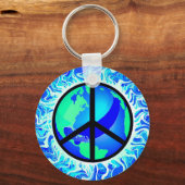 世界平和のサイン キーホルダー (正面)