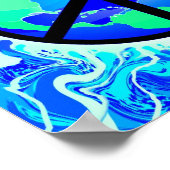 世界平和のサイン ポスター (角)