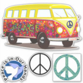 世界平和のシール シール (正面)