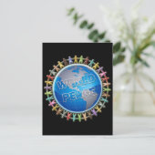 世界平和の手が届く ポストカード (スタンド正面)