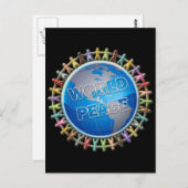 世界平和の手が届く ポストカード (正面/裏面)