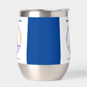 世界平和の日の平和の標識ワードクラウド (左面)