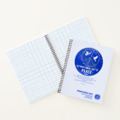 世界平和の日Dove Peace on Earth Dayロゴ ノートブック (内部)