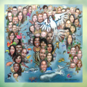 世界平和の窓が貼り付く ウィンドウサイン (シート3)