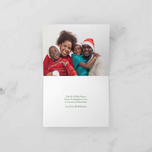 世界平和の親善の神への栄光 シーズンカード (内部)