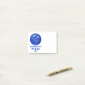 世界平和の鳩 地球平和デー 平和のシンボル ポストイット (デスク上)