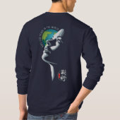 世界平和への希望 |メンズ長袖 Tシャツ (裏面)