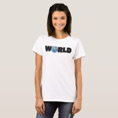 世界平和も Tシャツ (正面フル)