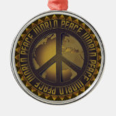 世界平和オーナメント メタルオーナメント (正面)