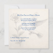 世界平和カード。愛与えと平和のチャンス カード (裏面)