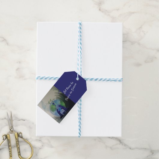 世界平和ギフトラベル ギフトタグ (より糸つき)