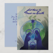 世界平和クリスマスカード シーズンカード (正面/裏面)