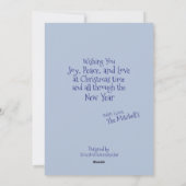 世界平和クリスマスカード シーズンカード (裏面)